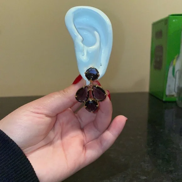 Kate Spade Kaleidoscope Gem Coated Chandelier Earrings - Picture 5 of 8